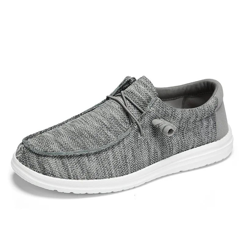 Mænd Slip On Canvas Sko Loafers Mest Populære Prime - Sort