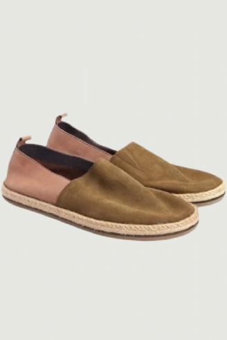 Sommer Åndbar Ægte Læder Loafers Mænd Slip-on Daily Casual Flat Shoes Mandlige Vintage