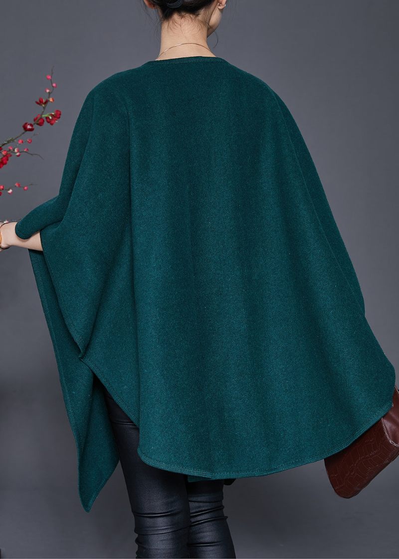 Stil Blackish Green Oversized Ulden Cardigan Vinter - Dame cardigans