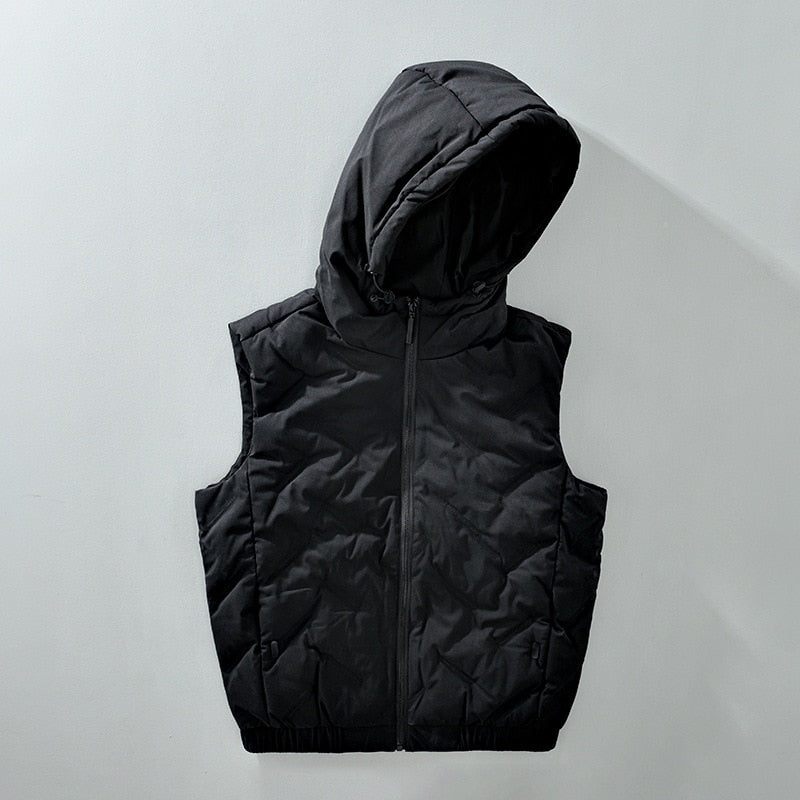 Herre Hættetrøje Vest Fleece Let Lynlås Flue Basic Behagelig Blød Ungdom Solid Casual Herrer Flot Udendørs - Lys Abrikos