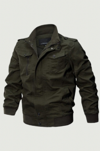 Jakke Mænd Vinter Military Army Pilot Bomber Jacket Tactical Casual Air Force Flight