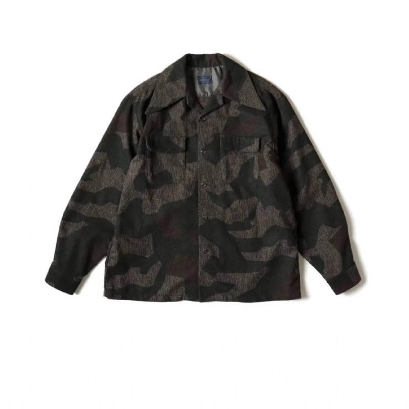 Mænd Eksklusiv Højkvalitets Camo Military Casual Jakke Frakke - Grøn