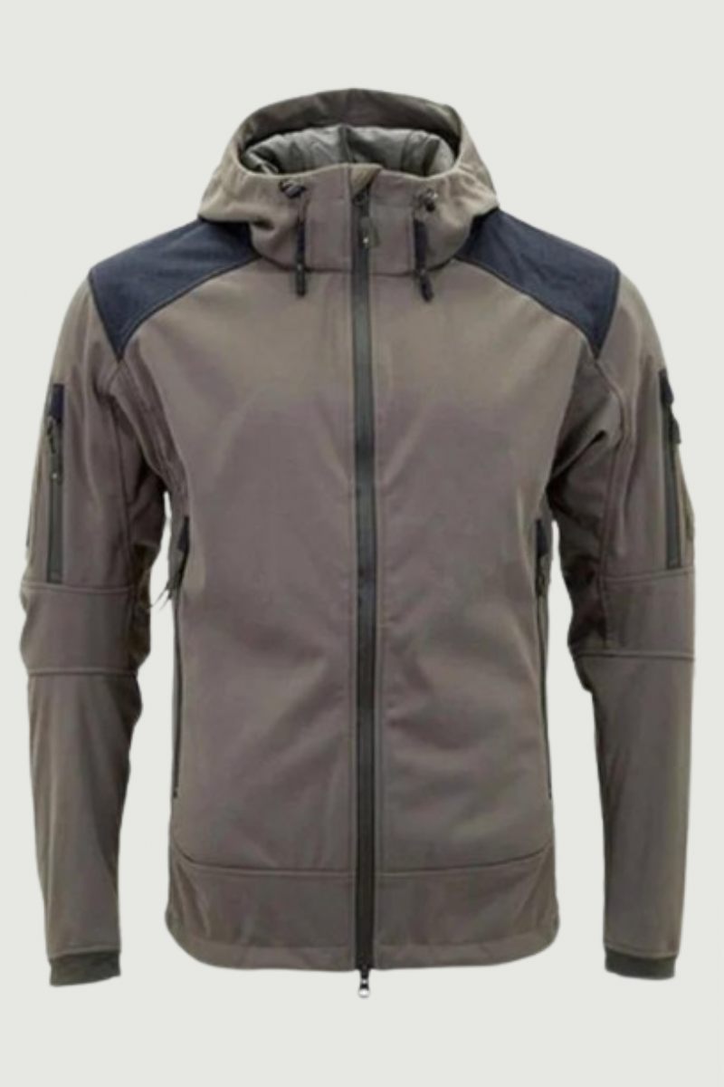 Vinter Soft Shell Tactical Jakke Mænd Fleece Hætte Military Combat Jakker Outdoor