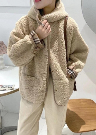 Diy Hættelommer Fin Maxi Coat Khaki Outwear