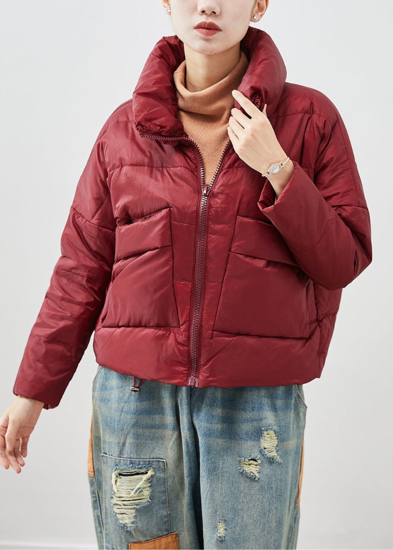 Mulberry Thick Duck Down Puffers Jakker Oversized Vinter - Dame dunjakker