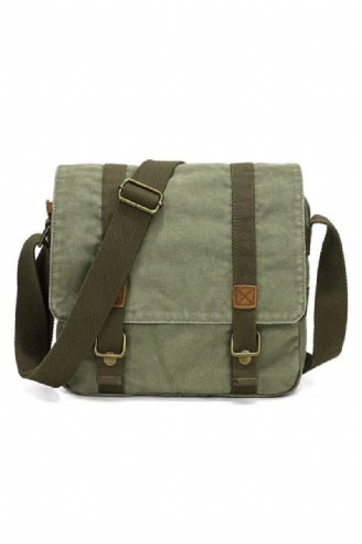 Canvas Taske Retro Skuldertaske Trend Afslappet Mænds Håndtaske Crossbody