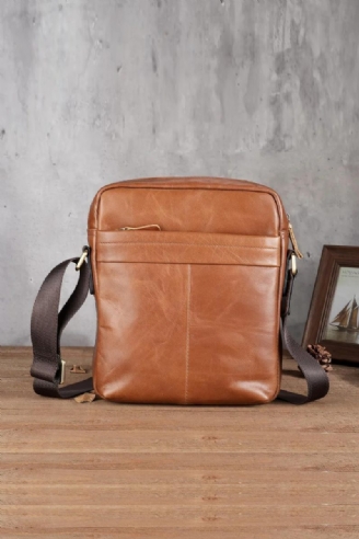 Herretaske Casual Personality Læder Retro Messenger Bag