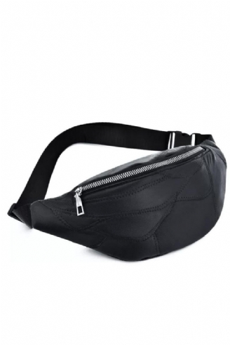 Kvinder Læderpose Sac Fanny Pack Sac Femme Packs Taljepakke Brysttaske