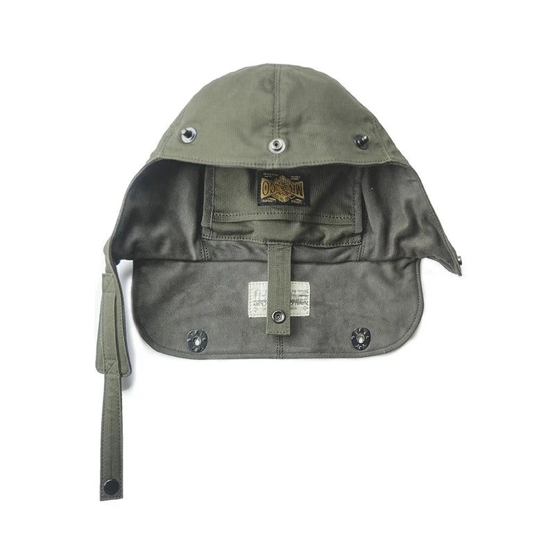 Retro Deck Herretasker Military Canvas Messenger Crossbody Bryst Taljetaske Hatte Skulderbæltetaske - Grøn