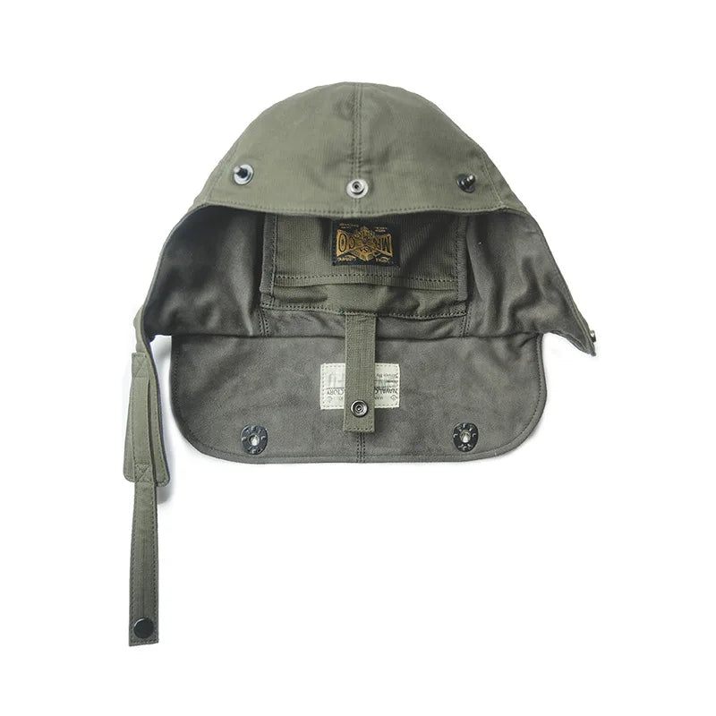 Retro Deck Herretasker Military Canvas Messenger Crossbody Bryst Taljetaske Hatte Skulderbæltetaske - Grøn