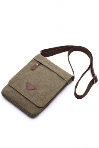 Solid Messenger Stærk Stof Vintage Style Crossbody Tasker