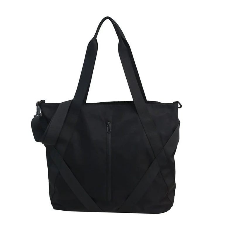 Dametaske Trend Kvindetaske Large Capacity Tote Bag Håndtaske - Sort