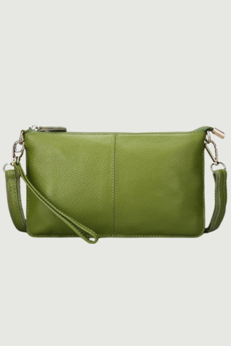 Kvinder Ægte Læder Day Clutches Candy Skuldertasker Crossbody Tasker Små Clutch