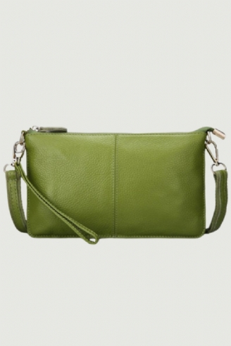 Kvinder Ægte Læder Day Clutches Candy Skuldertasker Crossbody Tasker Små Clutch