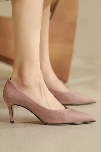 Damesko Sommer Tynde Højhælede Elegant Toe Slip Kvinde Pumps