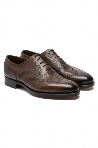 Oxford Brogue Style Brudekjole Formel Bedste Sko Kontor Brudgom Håndlavede Business Designer Man Sko